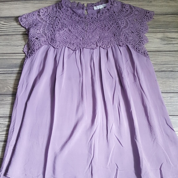 Last !! MARLENE Lace embroidered Blouse - Picture 3 of 6